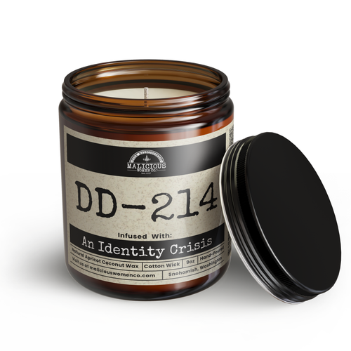 DD-214 9oz Work Candle Malicious Women Co