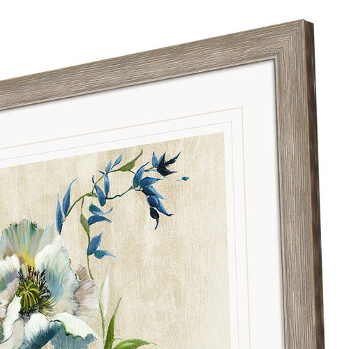 Sunny Day I Distressed Silver Framed Wall Art