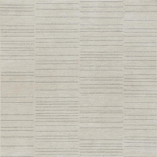 6' X 9' Gray And Ivory Abstract Area Rug