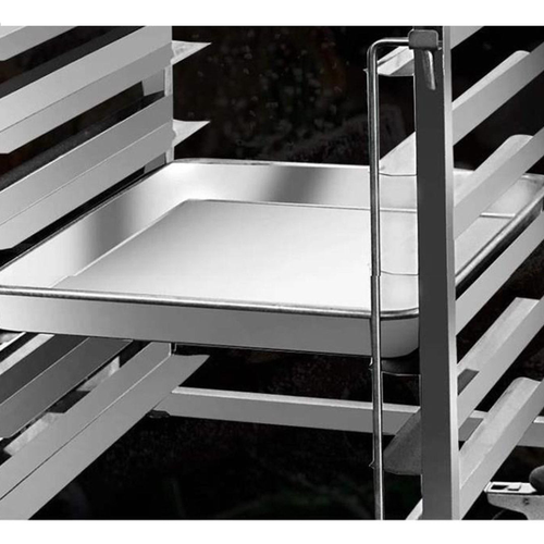 Gastronorm Trolley  Tier Stainless Steel Bakery Trolley Suits x Tray with Working Surface