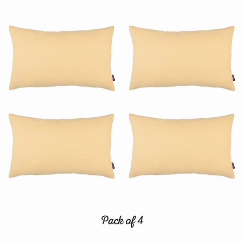 Farmhouse Square and Lumbar Solid Color Throw Pillows Set