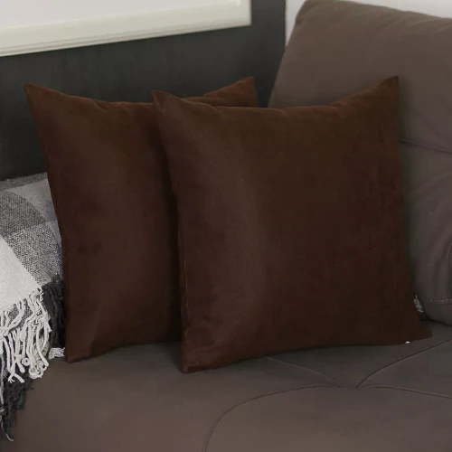 Farmhouse Square and Lumbar Solid Color Throw Pillows Set