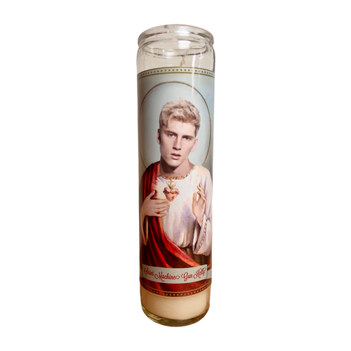 Machine Gun Kelly Devotional Prayer Saint Candle