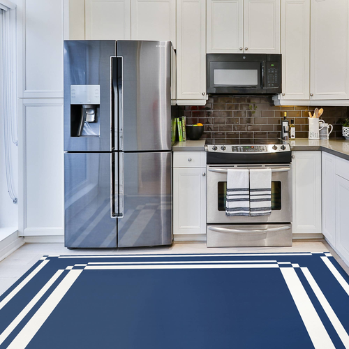 Tie Square Indoor/Outdoor Vinyl Floor Covering