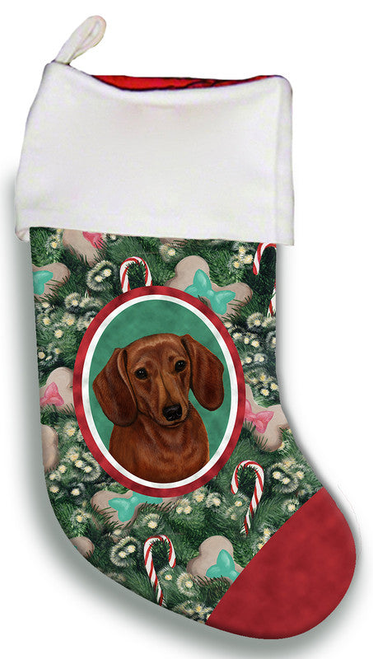 Dachshund  Red - Best of Breed Christmas Stocking