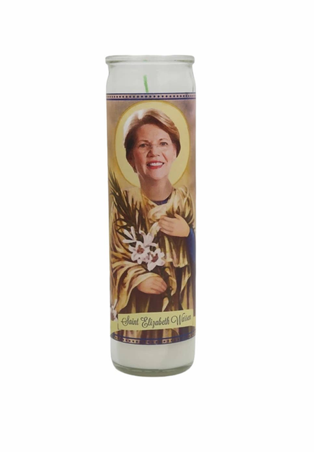 Elizabeth Warren Devotional Prayer Saint Candle