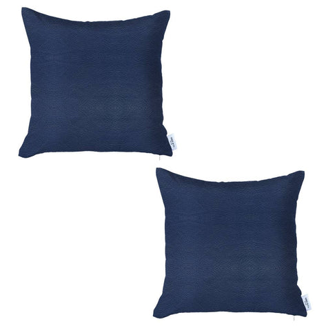 Bohemian Vegan Faux Leather Throw Pillow