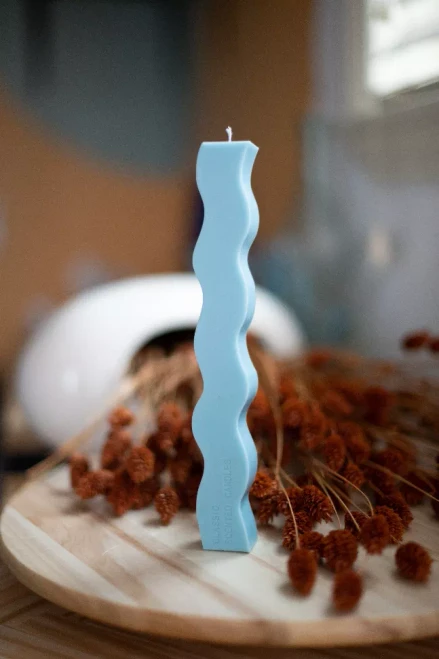 Wavy Taper Candle Collection