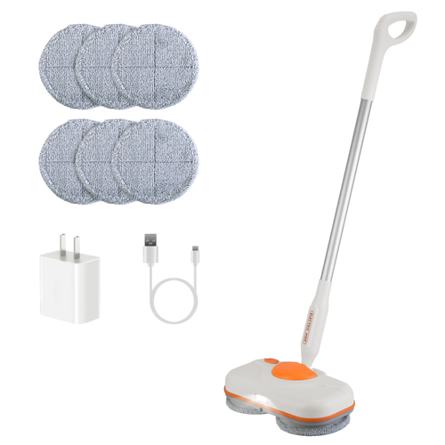 Dual Motor Cordless Spin Mop Self-Propelled Floor Cleaner