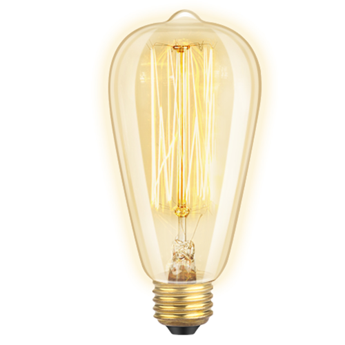 Edison Light Bulb 40W E27 Filament Vintage Bulb Pendant 