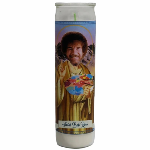 Bob Ross Devotional Prayer Saint Candle