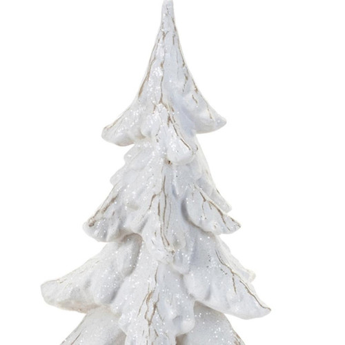 Set of Three White Polyresin Tabletop Sculpture