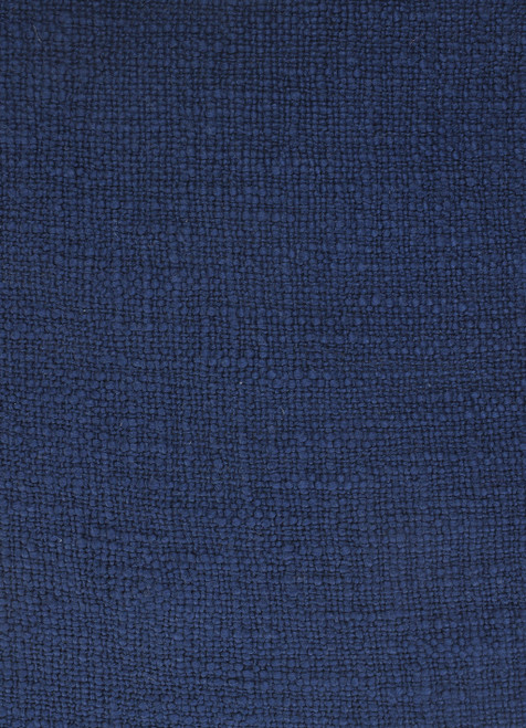 20" Blue Cotton Throw Pillow Cover with Tassels