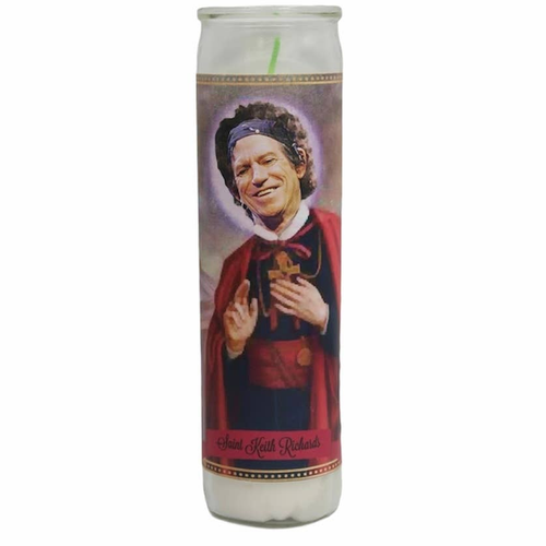 Keith Richards Devotional Prayer Saint Candle