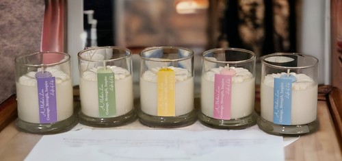 Daisy Themed Soy Candles