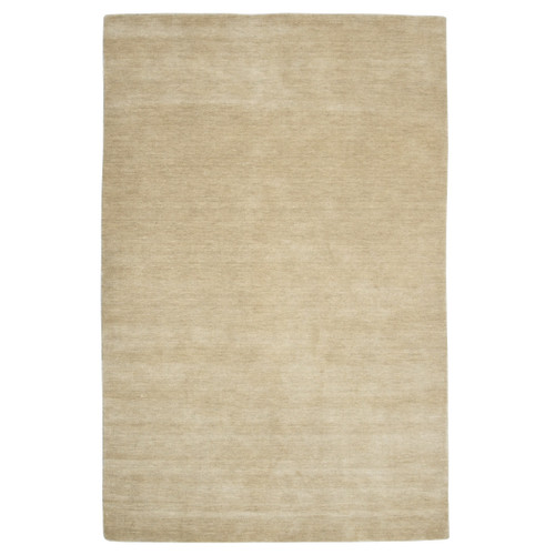 2' X 3' Ivory Wool Hand Woven Area Rug