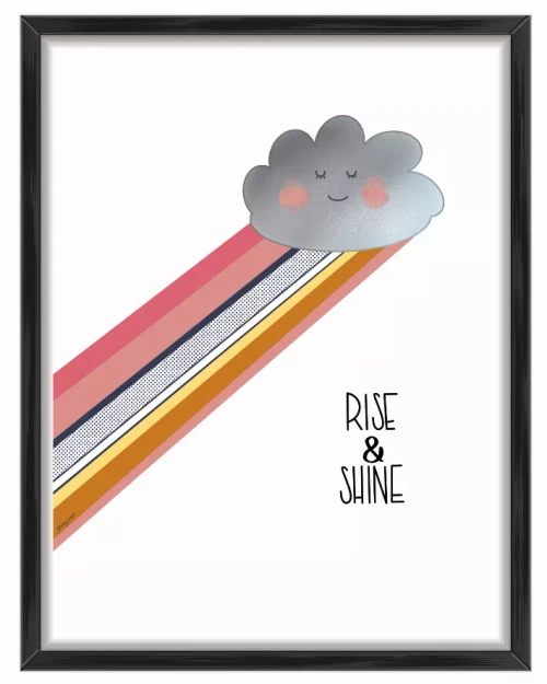 Rise & Shine Wall Art Print