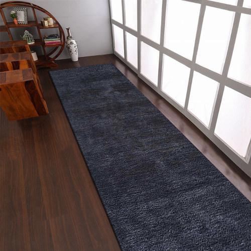 Rugsotic Carpets Hand Knotted Loom Silk Mix Runner Area Rug