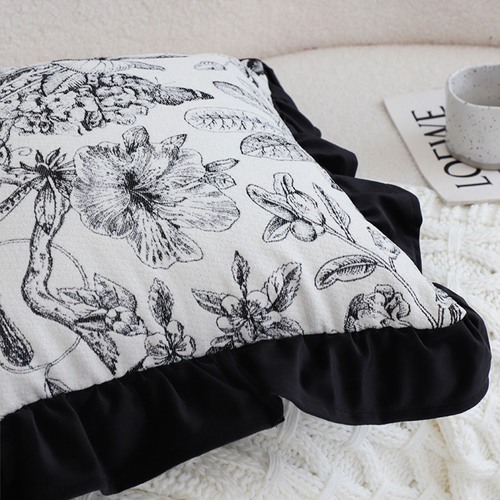 Chic Botanical Bliss Square Pillowcase