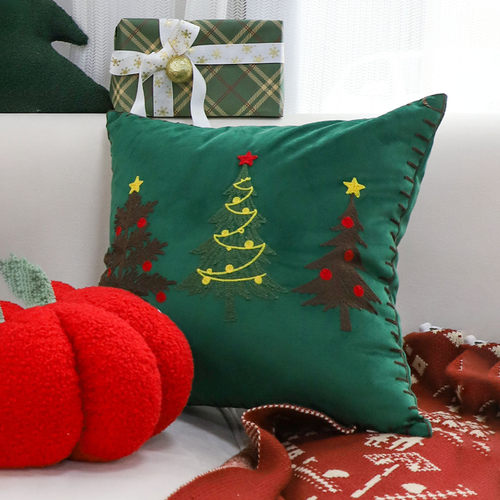 Christmas Tree Trio Pillowcase 