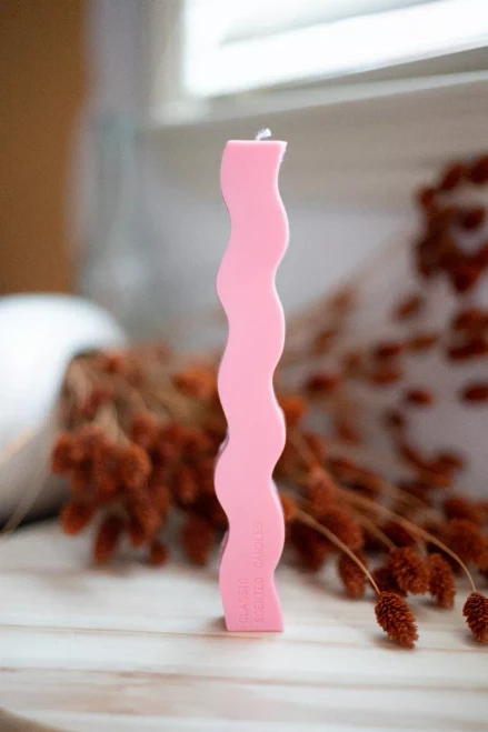 Wavy Taper Candle Collection