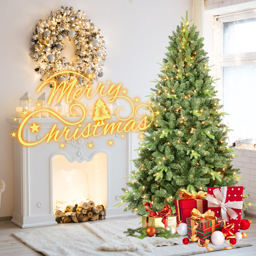 5' Pre Lit Full Spruce Christmas Tree