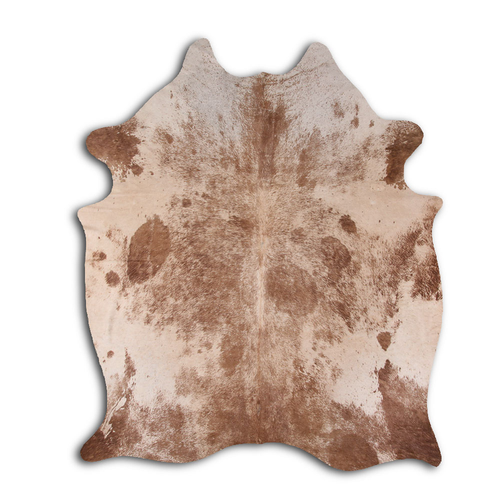 PRINTED HAIR ON COWHIDE PRINTED SALT AND PEPPER