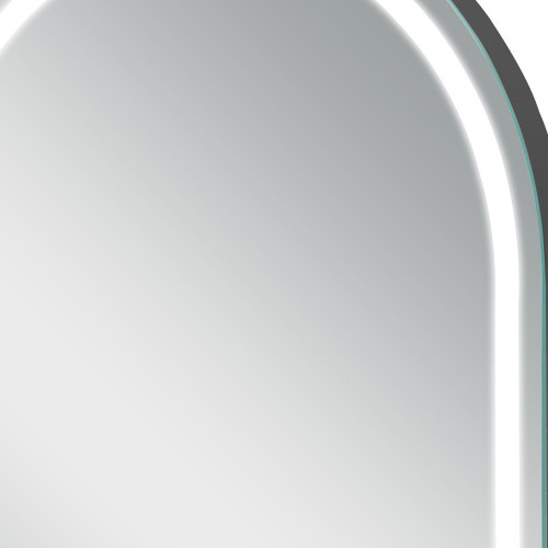 38" Clear Lighted Arch Unframed Bathroom Vanity Mirror