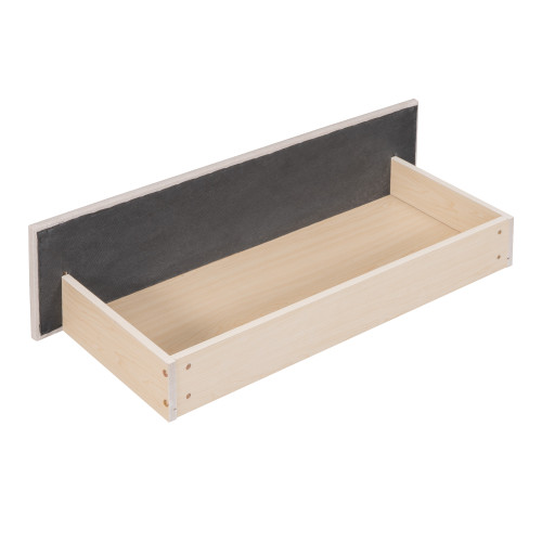 Beige Tufted Upholstered Twin Day Bed With Drawers