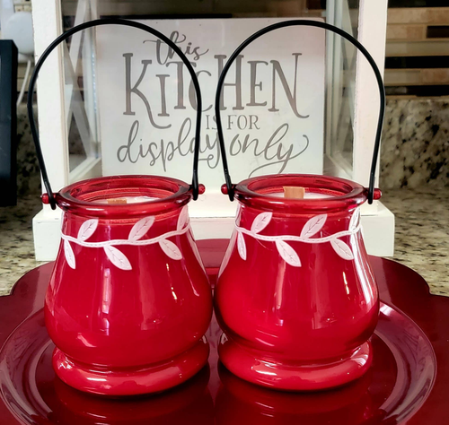 Lantern soy wax candle