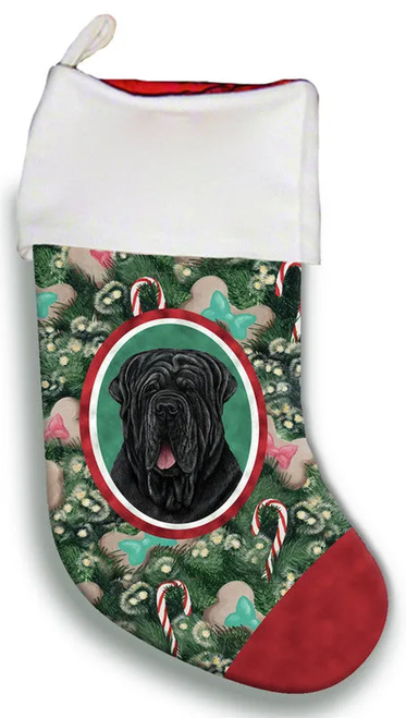 Neopolitan Mastiff Uncropped -  Best of Breed Christmas Stocking