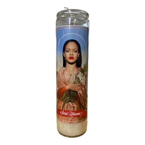 Rihanna Devotional Prayer Saint Candle