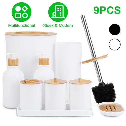 9Pcs Bathroom Accessories Set 