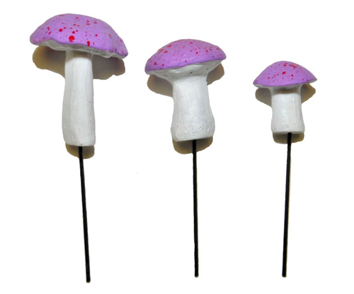 Garden Miniature Mushrooms