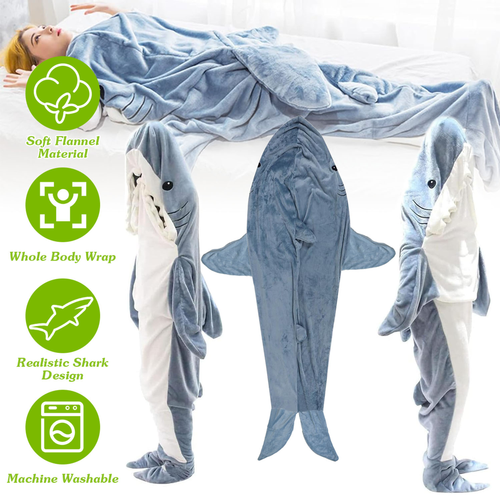 Wearable Shark Sleeping Bag 