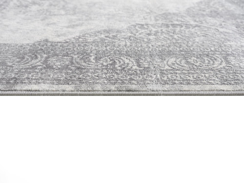12' Gray And Beige Moroccan Runner Rug