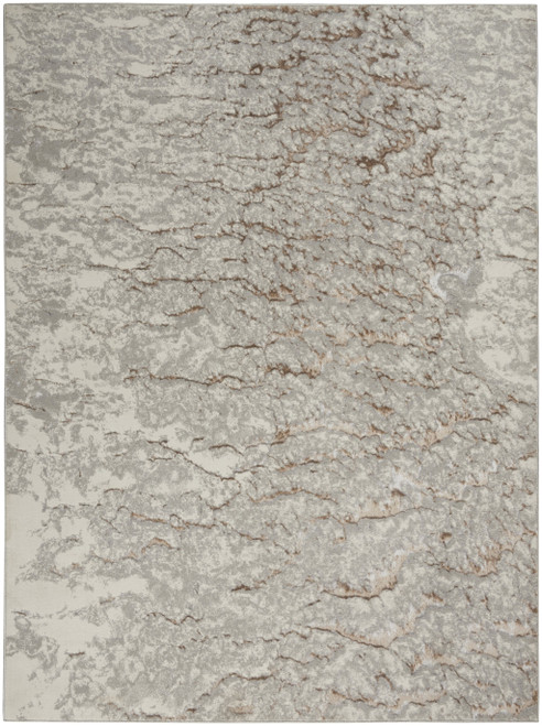 6' X 9' Gray Abstract Area Rug