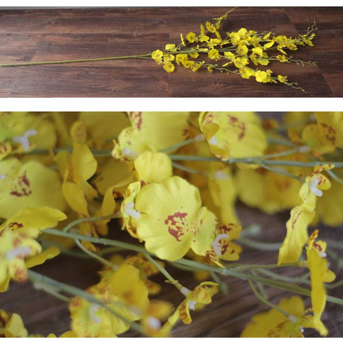 pcs Artificial Silk Flower Fake Orchid Bouquet Table Decor