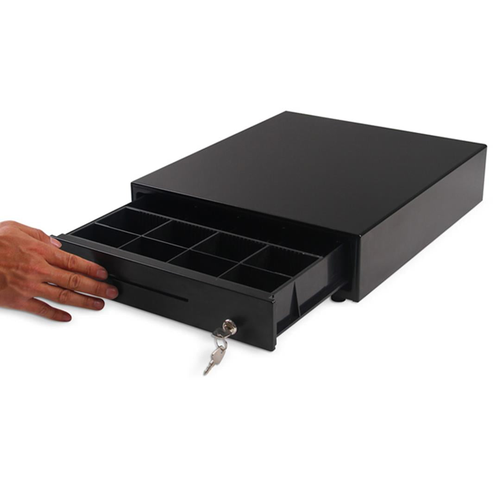 Heavy Duty Cash Drawer Manual  Bills  Coins Cheque Slot Tray Pos