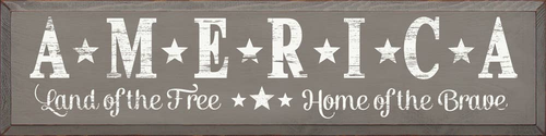 America Land Of The Free, Home Of The Brave