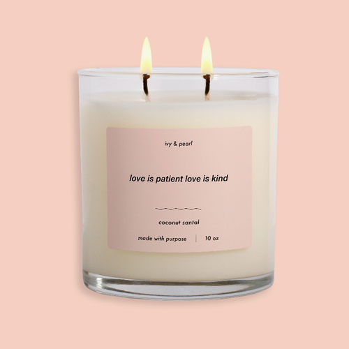 Love Is Patient Love Is Kind Candle