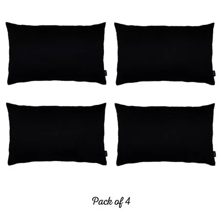 Farmhouse Square and Lumbar Solid Color Throw Pillow Covers Set