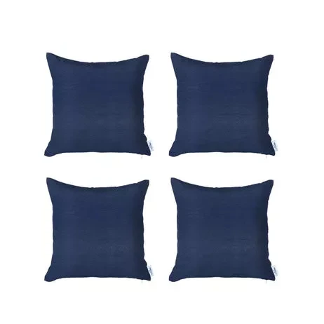 Bohemian Vegan Faux Leather Throw Pillow Covers