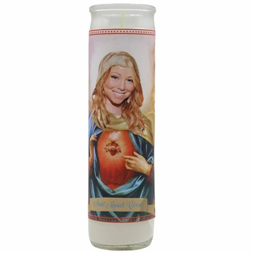 Mariah Carey Devotional Prayer Saint Candle