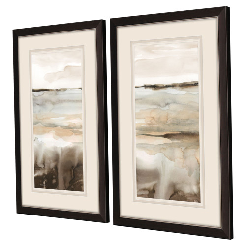 Classic Field Dark Brown Framed Wall Art