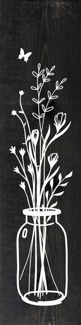 Flower Vase Silhouette (farmhouse)