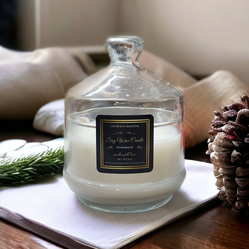 Elegant Cloche Soy Wax Candle