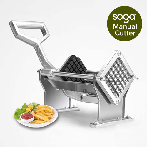 Stainless Steel Potato Cutter CommercialGrade French Fry and Fruit/Vegetable Slicer with  Blades