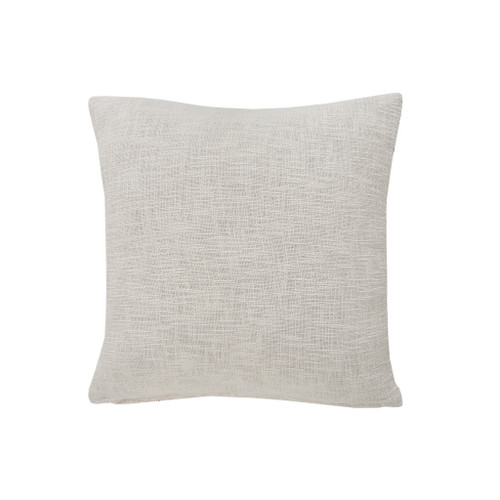 20" Blue And White Beach Geometric Cotton Throw Pillow
