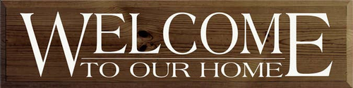 Welcome Home Large Wood Sign